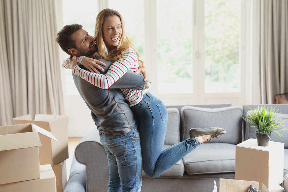 rsz side view of romantic caucasian man holding happy emaf