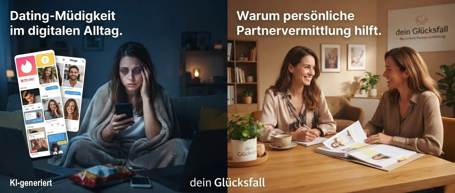 Die Dating-Müdigkeit im digitalen Alltag: Warum persönliche Partnervermittlung an Bedeutung gewinnt